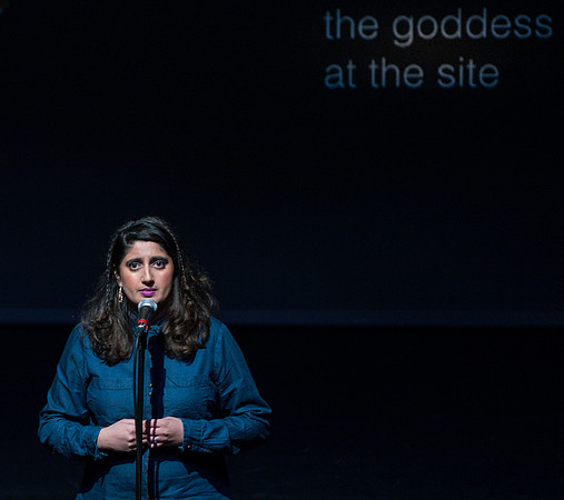 the goddess at the site