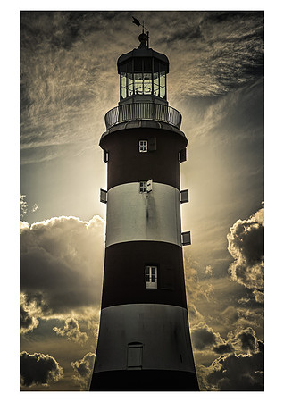 Smeaton's Tower Original with White Border
